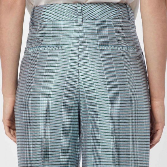 DESIGNER Samsoe & Samsoe "Efe" Plaid Dress Pants - Picture 3 of 10